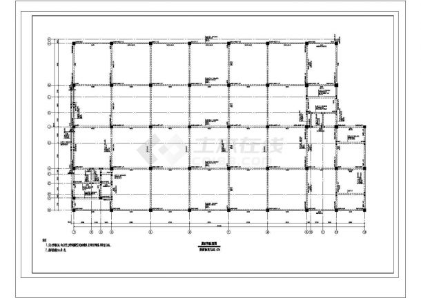 某土木工程结构CAD大样构造设计施工图-图二
