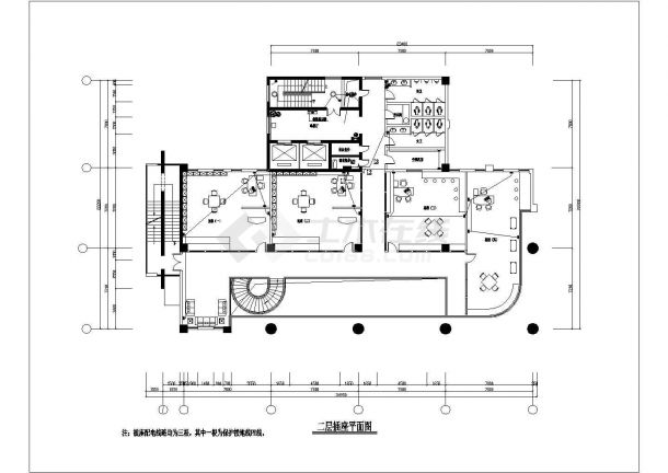多层办公楼电气设计方案施工图系列-图一