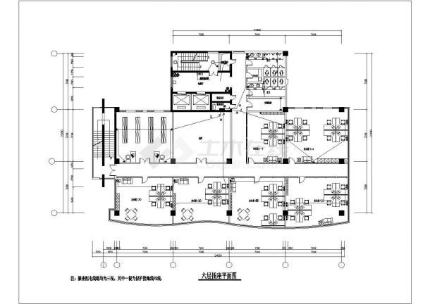 多层办公楼电气设计方案施工图系列-图二