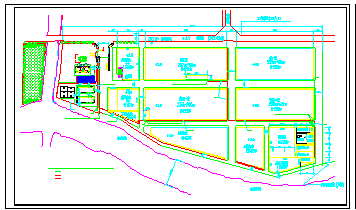 厂区景观道路路灯施工设计cad图纸-图二