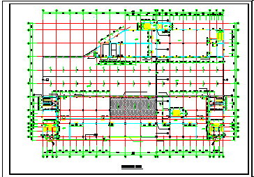大型超市全套设计建筑方案CAD施工图纸-图二