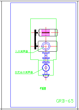 大型鼓风机CAD全套施工设计图纸-图二