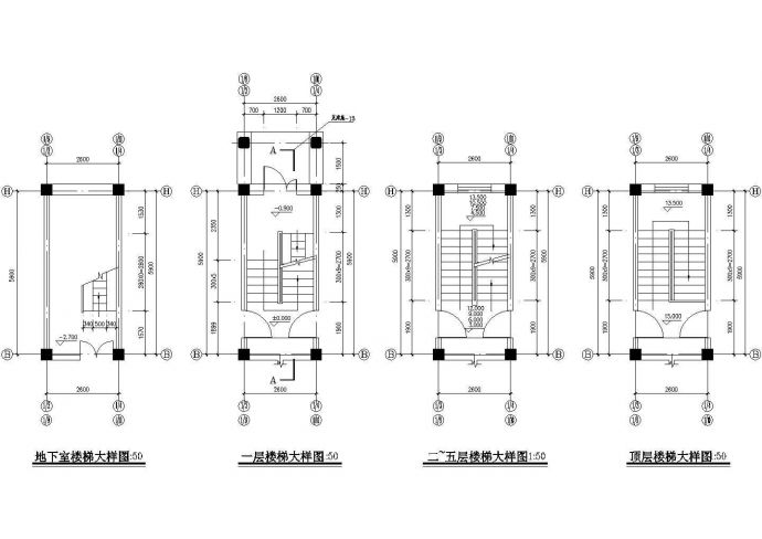 甘肃地区某小区地上六层地下一层单元式住宅楼建筑工程设计全套cad图（含建筑设计说明及大样）_图1