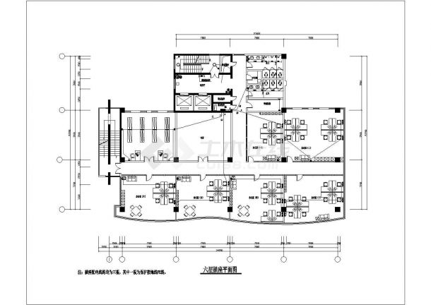 多层办公楼电气设计方案施工图-图一