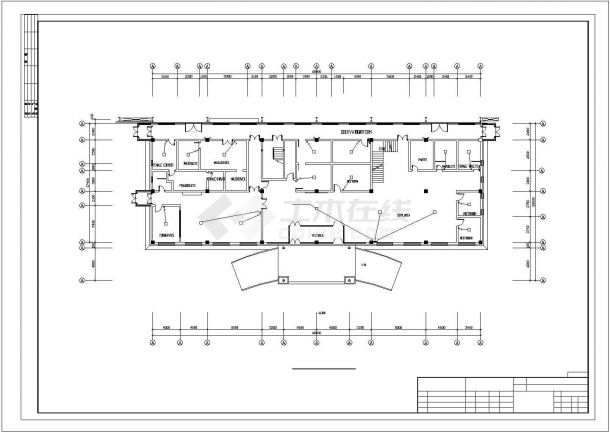 多层办公楼电气设计方案施工图-图二
