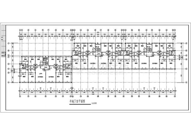 地上5+1阁楼层5177.5平米单元式住宅楼建筑施工图纸-图一