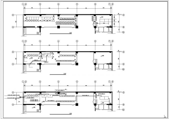 西北某地办公楼电气规划CAD详细展示图_图1