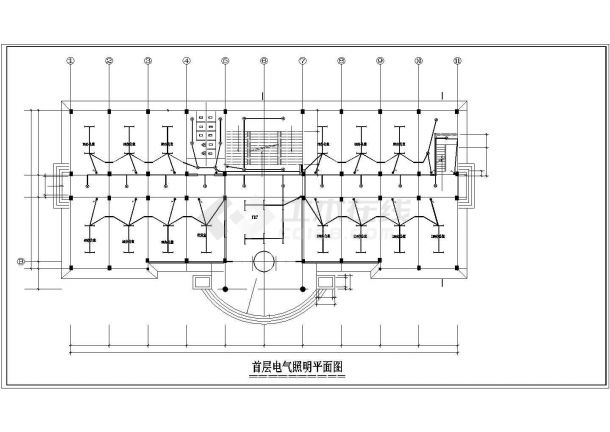 某生产办公楼电气设计方案图-图二
