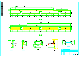 造船厂钢结构大吨位吊车综合一体的钢结构cad图纸_图1