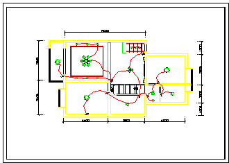 北京大兴月苑室内家装cad设计方案平面施工图-图二