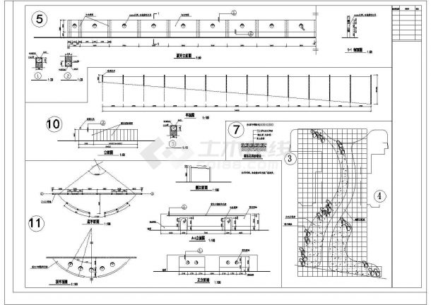 【武汉】某花园三期小区全套环境施工设计cad图纸-图一