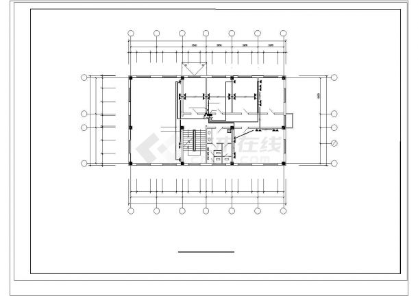 某二层办公楼电气设计CAD图纸-图一