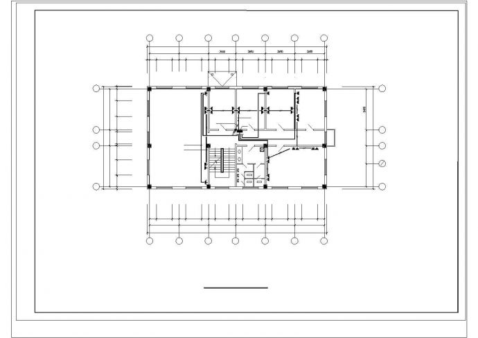 某二层办公楼电气设计CAD图纸_图1