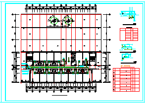 宾馆整套空调管线cad设计施工平面图