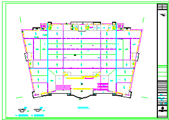 大型采购超市建筑方案CAD设计施工图-图二