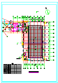 大型游泳馆整套CAD设计施工方案图-图二