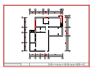某住宅公寓简欧风格装修小户型CAD设计图-图一