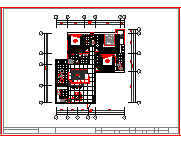 某住宅公寓简欧风格装修小户型CAD设计图-图二