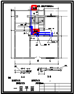 大学食堂风管机cad设计系统图纸-图二