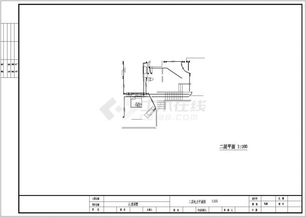 电气设计_某地区两层别墅电气设计CAD图纸-图一