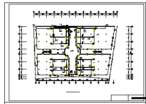 吊顶式空调器商场中央空调cad全套建筑平面施工图-图二