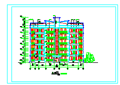 北京商住楼公寓cad建筑全套设计施工图-图一