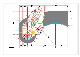 某综合激光研究所办公大楼建筑cad施工方案图纸(含效果图）-图一