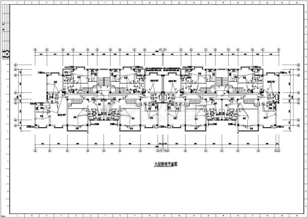 电气设计_某地六层单身公寓强弱电电气CAD图-图二