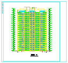 风情花园社区高层住宅楼建筑CAD施工设计图纸-图一