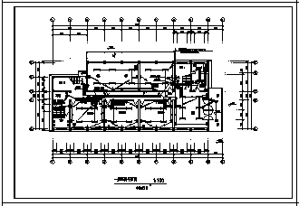 某四层综合楼电气施工cad图(含弱电，照明设计)-图二