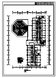 某六层培训中心的综合楼电气施工cad图（含照明，消防设计）-图二
