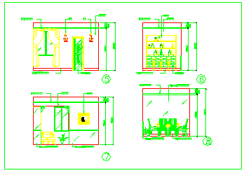 豪华经典住宅室内装修平立面cad设计施工图纸_图1