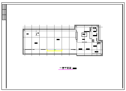 三层小学综合办公楼cad建筑详细施工设计图纸（平立剖面）-图一