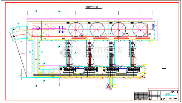 技术施工厂房综合cad平面设计图纸-图二