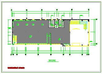  Simple office interior decoration CAD plane design construction drawing - Figure 1