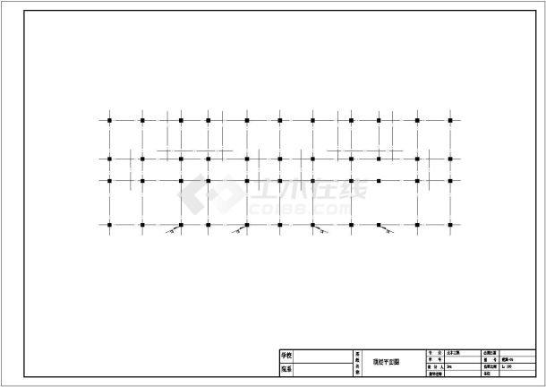 【5层】2257平米五层CAD框架住宅楼毕业设计（计算书PDF、建筑、结构图）-图一