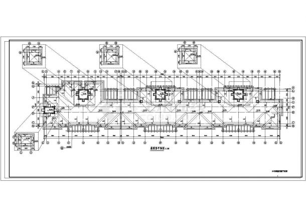 【6层】3381.54平米六层砖混住宅楼CAD施工组织设计及施工图预算（建筑、结构图、平面图、进度表）-图一