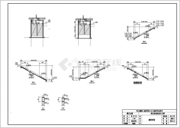 【6层】6048平米CAD钢框架办公楼设计（计算书、建筑、结构图）-图二