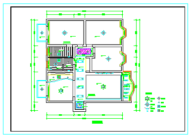  Classic residential building interior decoration cad design construction drawing - Figure 2