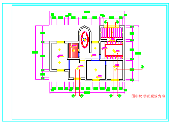 精品别墅室内装饰施工cad方案图纸-图一