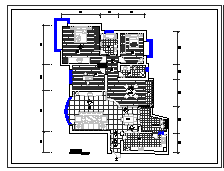 详细住宅室内装修方案平面cad施工图纸-图二