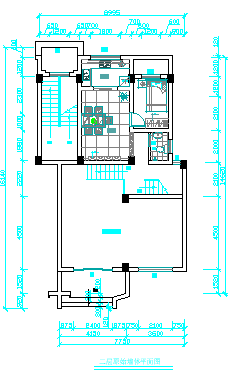 精细整套室内家装cad平面设计施工图_图1