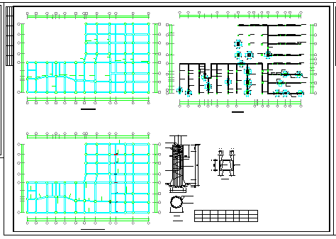 框架结构混住宅施工cad建筑图纸_图1