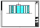 框架结构五层教学楼施工cad设计图纸_图1