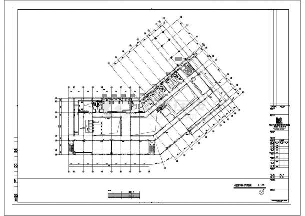 长春市春河路5层框架结构市民科技展览馆暖通系统设计CAD图纸-图一