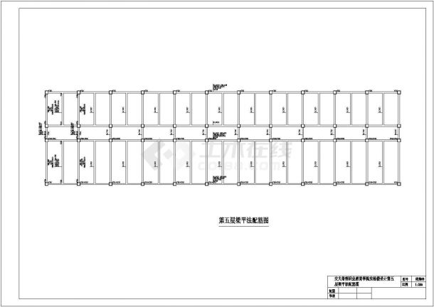 某5层实验楼CAD总建筑面积6760㎡（计算书、建筑、结构图、PKPM计算文件）-图一