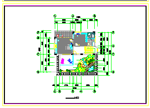 两层别墅室内装修方案设计cad施工图_图1