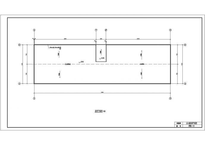 某2072平米CAD三层框架办公楼毕业设计（计算书pdf、建筑、结构图）_图1