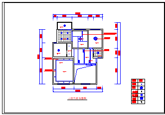 两居跃层户型室内装修cad设计方案施工图-图二
