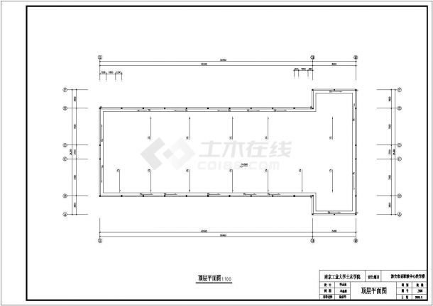 某3200平米四层CAD职教教学楼（计算书、建筑、结构图）-图一